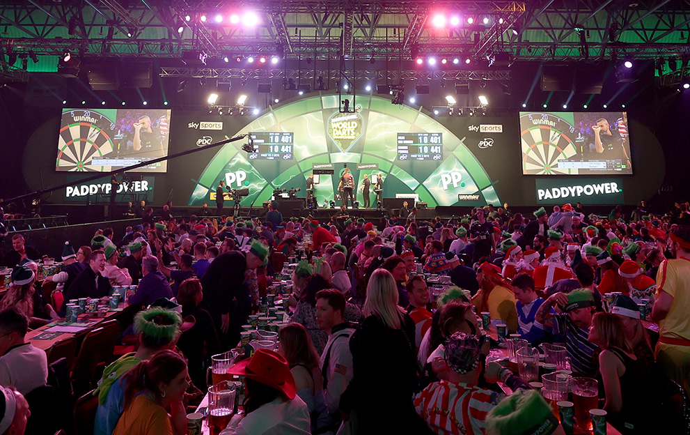 World Darts Semi Finals 2024 Venue Jacqui Verina