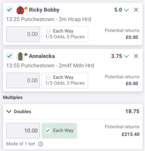 each way double bet